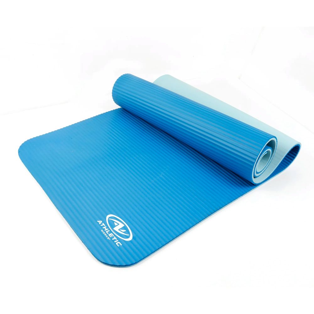 blue 2tone mat